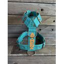 Peitoral universal personalizado poliéster comum tiffany com nome em laranja fluorescente