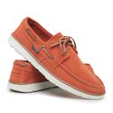 Mocassim Masculino Dockside Top Sider Camurça - Laranja