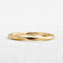 Aliança de Casamento em Ouro 1.5mm Torcido Vórtice - Unidade