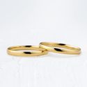 Aliança de Casamento em Ouro 2mm Abaulada Classic - Par