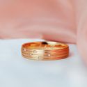 Aliança de Casamento em Ouro 5mm Cravejada Constelação - Unidade