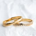 Aliança de Casamento em Ouro 3mm Libra - Par