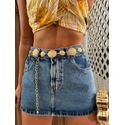 Short Saia Jeans Vintage Farm