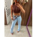 Calça Reta Jeans Nxo 