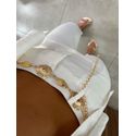 Cinto Oval Boho Dourado