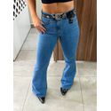 Calça Jeans Flare Barra Desfiada Lez a Lez 