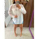 Camisa Chiffon Branca Luana 