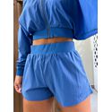 Short Curto Guper Mid Em Nylon Azul Colcci Sport