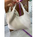 Bolsa Grande De Ombro Texturizada Com Alças Duplas Lez a Lez