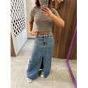 Saia Jeans Reta Longa Buenos Aires John John
