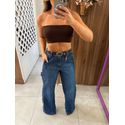 Calça Wide Leg Jeans Carpenter Nxo 