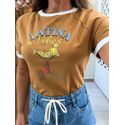 Camiseta Estampada Latina Colcci 