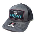 BONE ARIAT - Cinza - Preto - Longhorn 