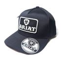 BONE ARIAT - Preto - Logo Branca