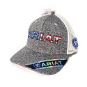 Boné Ariat - Mescla Cinza Branco Logo EUA