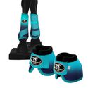 Kit Simples Boots Horse Boleteira Dianteira e Cloche Degradê - AZUL MARINHO/TURQUESA