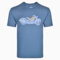 Camiseta Masculina Wrangler Urbano - Azul/Cinza