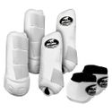 Kit Completo Boots Horse - Boleteira Dianteira/Traseira e cloche - Branco
