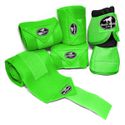 Kit Jogo de 04 Ligas com 01 Par de Cloche - Verde Limão - Boots Horse 