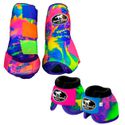Kit Simples Boots Horse Cloche e Boleteira - Estampa Splash Color