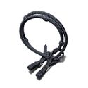 Rédea com Peia Boots Horse Nylon CS 8 tento sem Mosquetão - CINZA