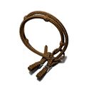 Rédea com Peia Boots Horse Nylon CS 8 tento sem Mosquetão - MARROM
