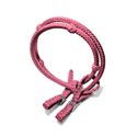 Rédea com Peia Boots Horse Nylon CS 8 tento sem Mosquetão - ROSA