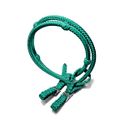 Rédea com Peia Boots Horse Nylon CS 8 tento sem Mosquetão - VERDE ÁGUA