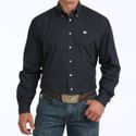 Camisa Masculina Classic Fit Western Manga Longa Azul Marinho #MTW1104667 - Cinch