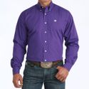 Camisa Masculina Classic Fit Western Manga Longa Roxa #MTW1103802 - Cinch