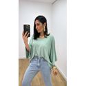 Blusa Valentina Bassi Verde Menta