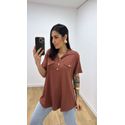 Camisa Emma Chocolate