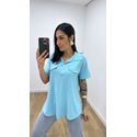 Camisa Emma Azul Bebê