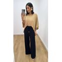 Calça Paloma Preta Lisa