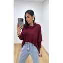 Blusa Telma Bassi Vinho