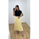 Saia Charlote Amarelo Manteiga