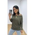 Blusa Bela Verde Militar
