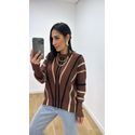 Blusa Dominique Marrom