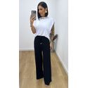 Calça Paloma Preta Lisa