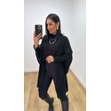 Poncho Aberto Preto