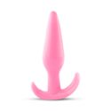 Plug Anal Silicone Cônico Rosa M