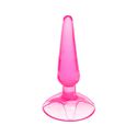 Plug Anal Silicone Cônico Rosa G