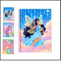 CADERNO CONTO DE FADAS CABELO PRETO