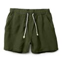 Bermuda Linho Premiun Masculina Verde Militar