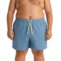 Bermuda Linho Premiun Masculina Azul Bebe Plus Size