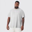 Camiseta Plus Size De Algodão Masculina Branca 