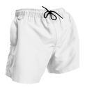 Short Moda Praia Tactel Leve Branco Liso