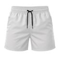 Short Moda Praia Tactel Leve Branco Liso
