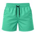 Short Moda Praia Tactel Leve Verde Agua Liso