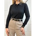 Blusa Modal Polo Preto